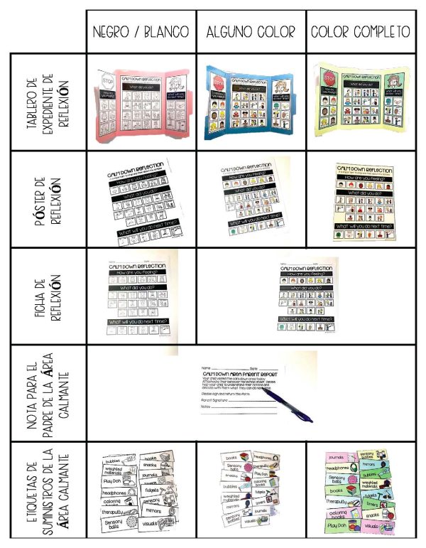 SPANISH Calm Down Kit- The Primary Grade Bundle - Image 15