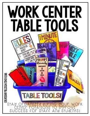 Table Tools- Work Center Organization Tools