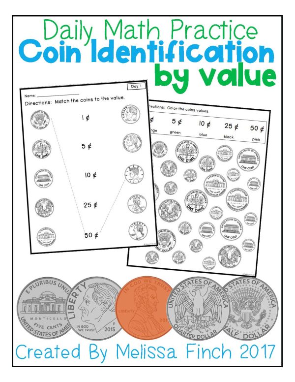 Coin Discounted Bundle- Daily Math Practice - Image 4