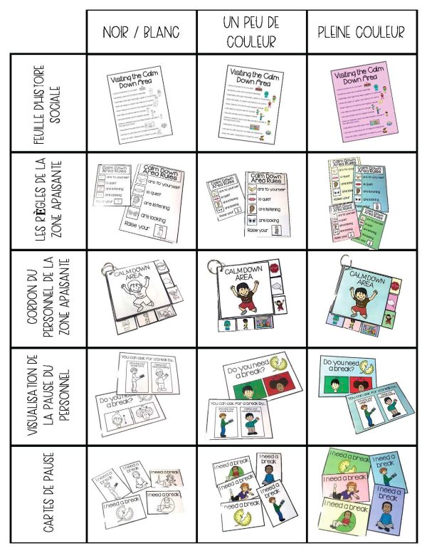 FRENCH Calm Down Kit- The Primary Grade Bundle - Image 13