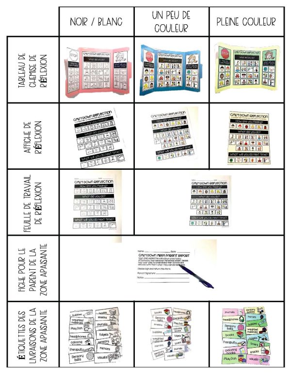 FRENCH Calm Down Kit- The Primary Grade Bundle - Image 15
