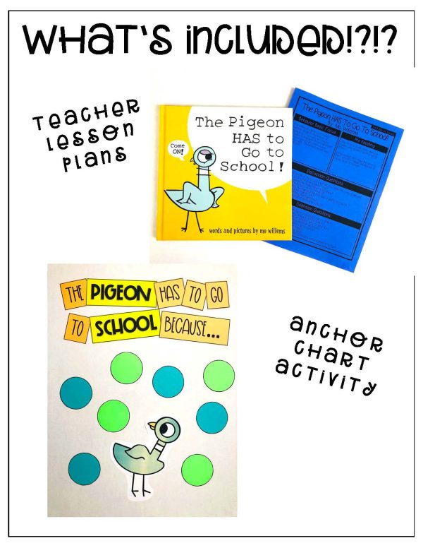 This Pigeon HAS to go to School!- Behavior Basics Book Club Extension Activities - Image 3
