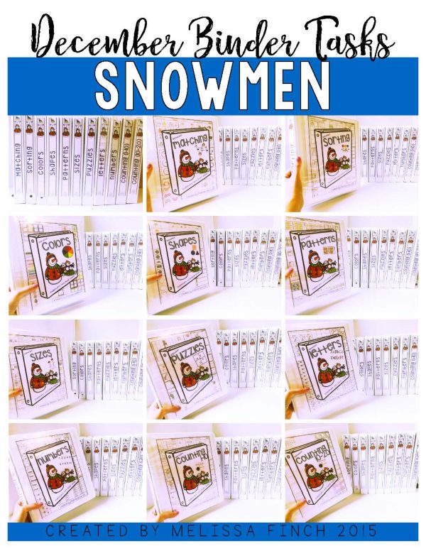 Snowmen Binder- Binder Basics Work System