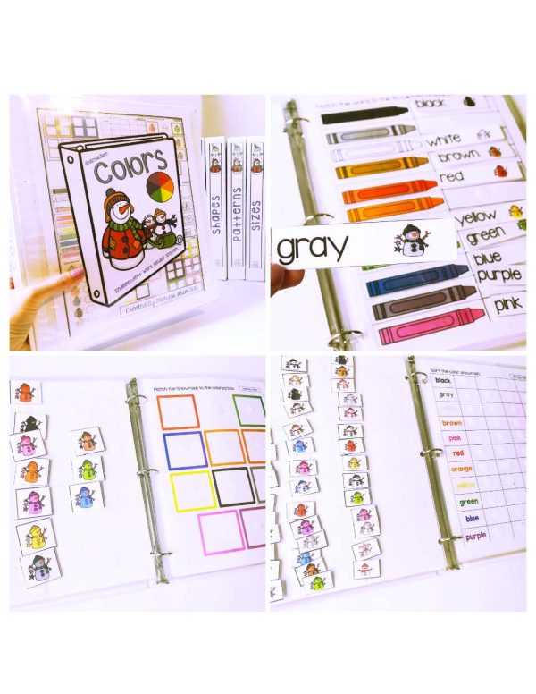 Snowmen Binder- Binder Basics Work System - Image 9