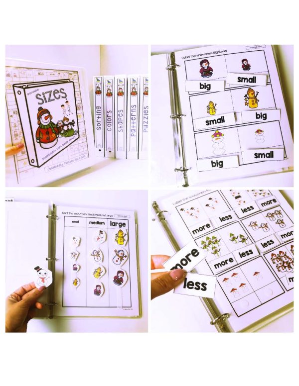 Snowmen Binder- Binder Basics Work System - Image 12