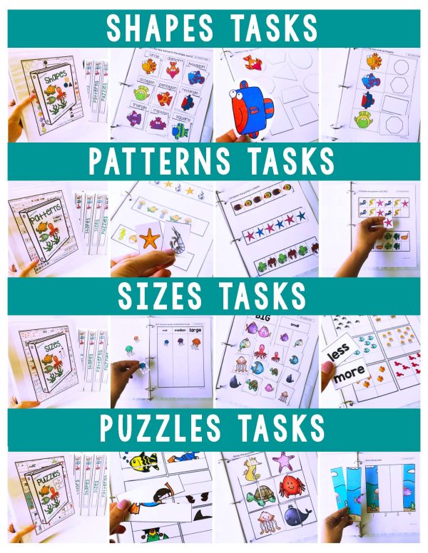Sea Animals Binder- Binder Basics Work System - Image 3