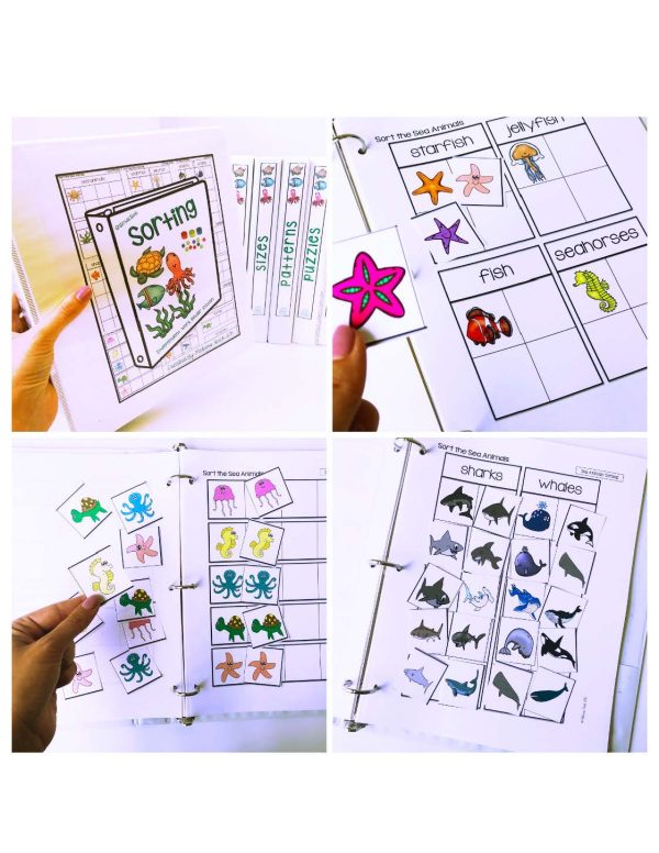 Sea Animals Binder- Binder Basics Work System - Image 8