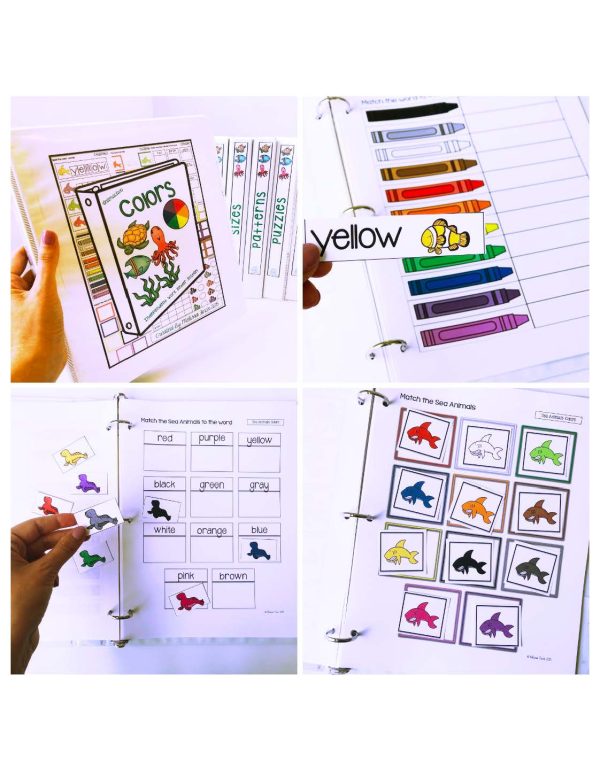 Sea Animals Binder- Binder Basics Work System - Image 9