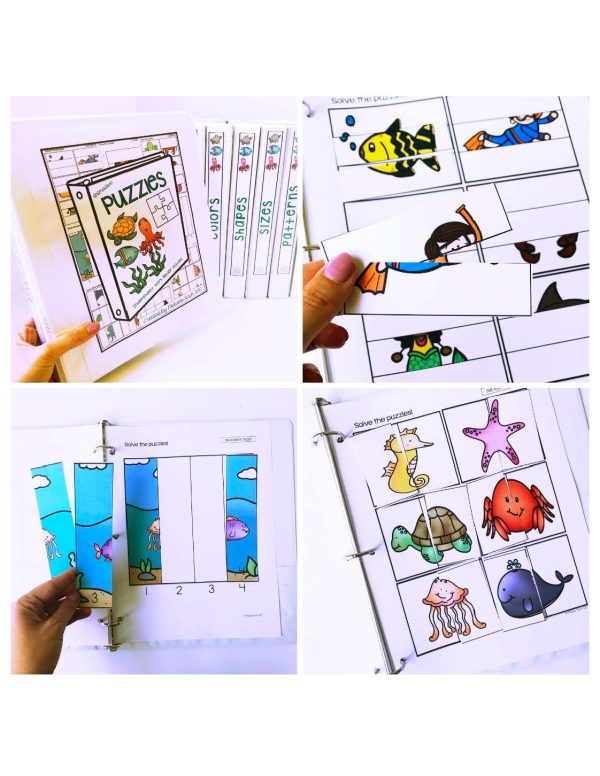 Sea Animals Binder- Binder Basics Work System - Image 13