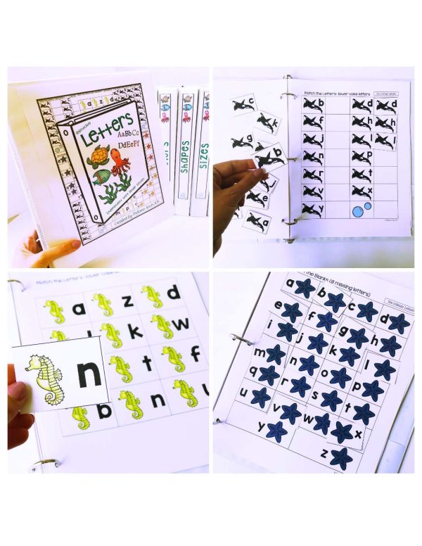 Sea Animals Binder- Binder Basics Work System - Image 14