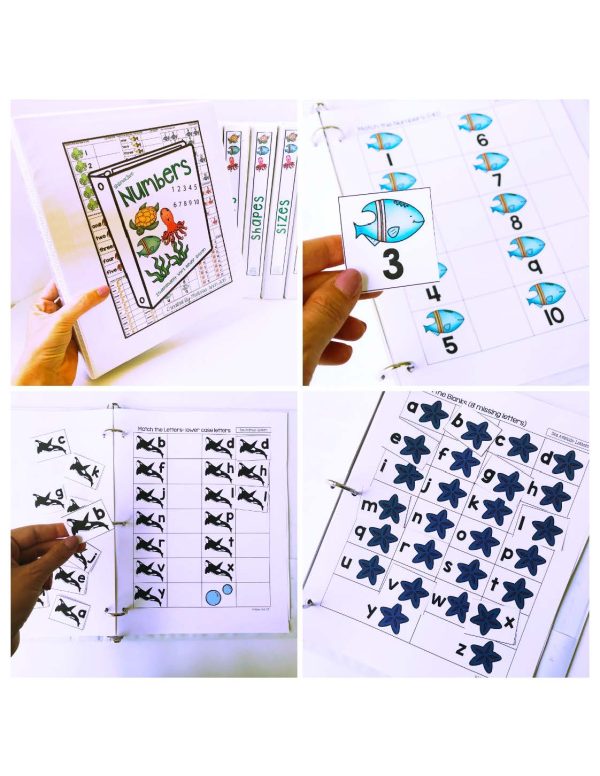 Sea Animals Binder- Binder Basics Work System - Image 15