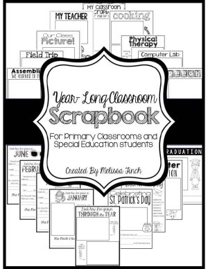 Scrapbook- Year Long Memory Book for the Classroom