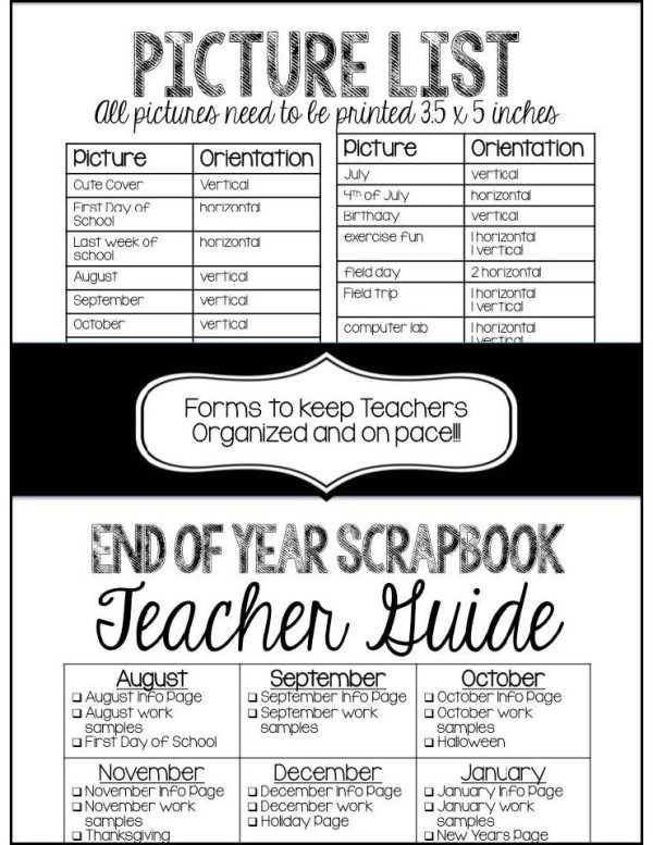 Scrapbook- Year Long Memory Book for the Classroom - Image 4