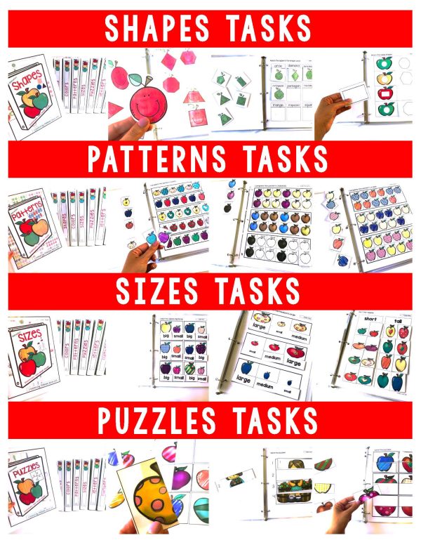 Apples Binder- Independent Work Binder System - Image 3
