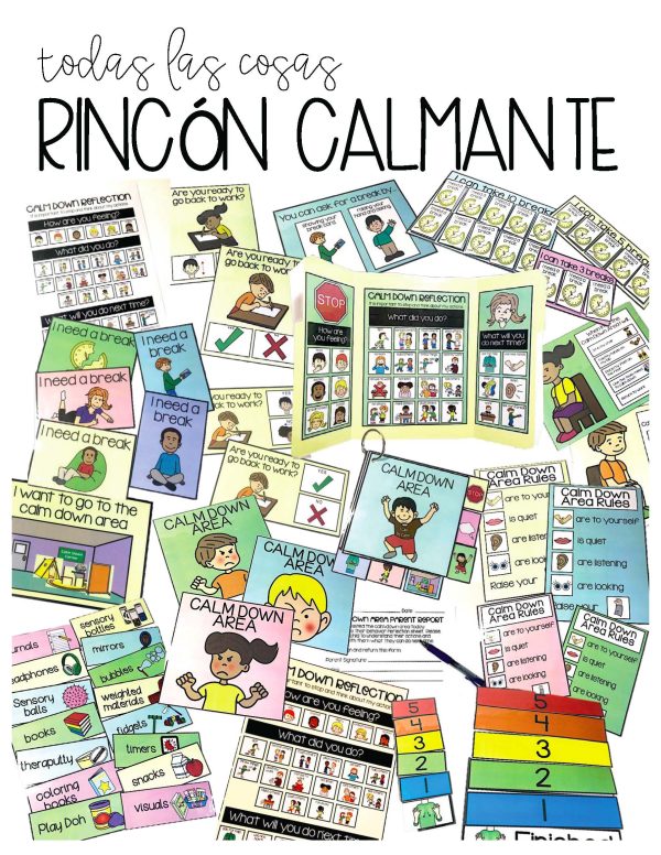 SPANISH Calm Down Kit Corner- Tools for the Primary Grades - Image 8