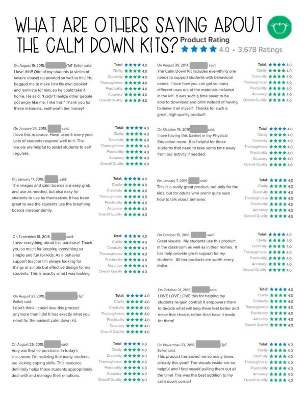 SPANISH Calm Down Kit- Visual Behavioral Management Tools for the Primary Grades - Image 9