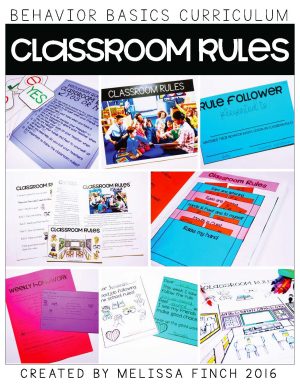 Classroom Rules- Behavior Basics Curriculum for Special Education