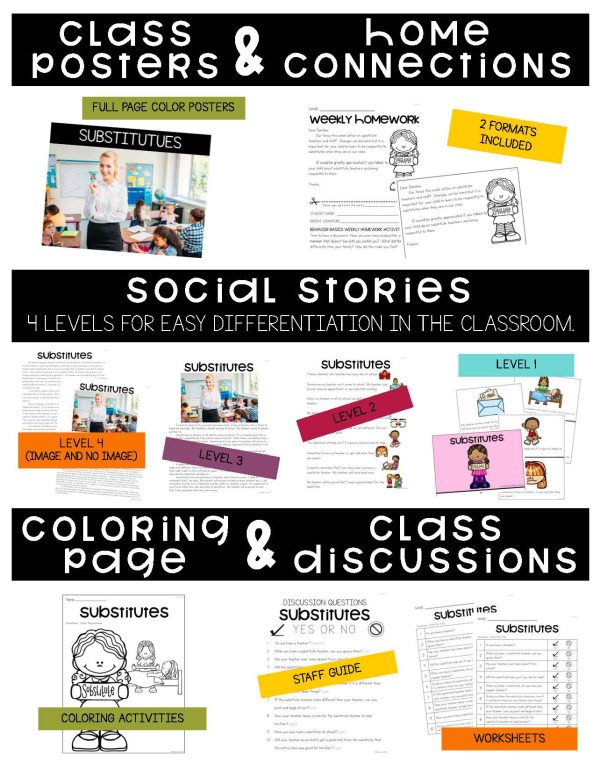Substitutes- Behavior Basics Program for Special Education - Image 5