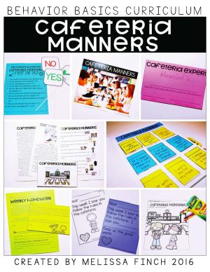 Cafeteria Manner- Behavior Basics Program for Special Education