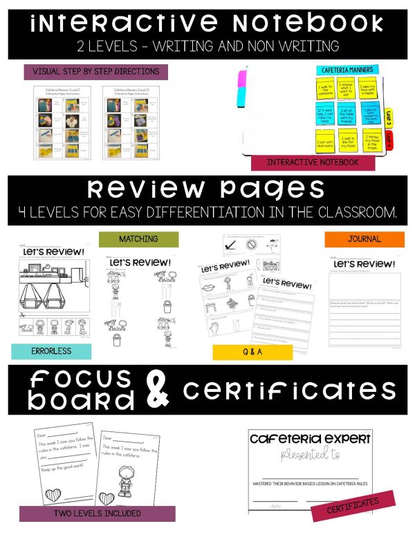 Cafeteria Manner- Behavior Basics Program for Special Education - Image 5