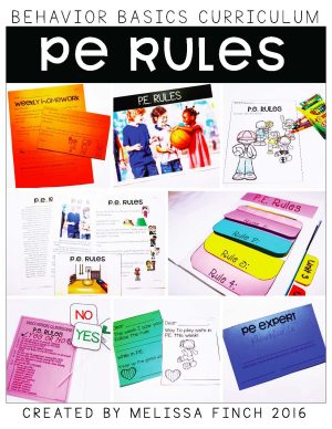 P.E. Rules- Behavior Basics Program for Special Education