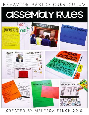 Assembly Rules- Behavior Basics Program for Special Education
