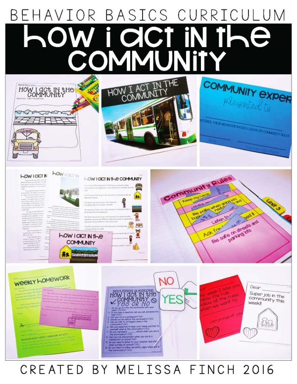 How I Act in the Community- Behavior Basics Program for Special Education