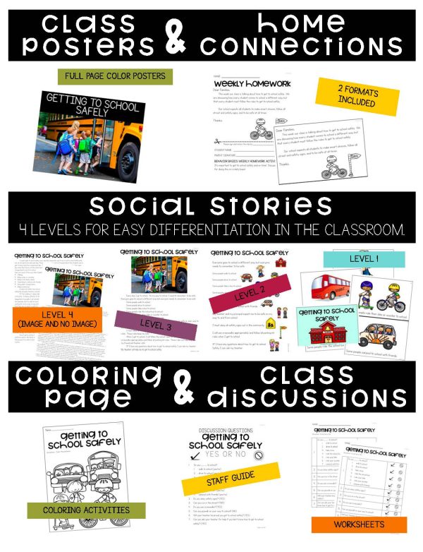 Getting to School Safely- Behavior Basics Program for Special Education - Image 6