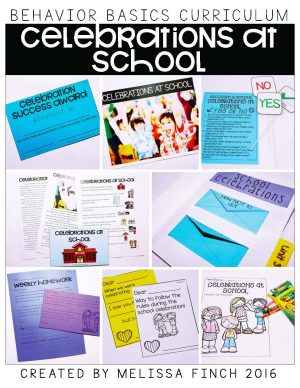 Celebrations at School- Behavior Basics Program for Special Education