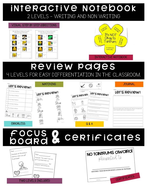 It's Not Okay to Tantrum- Behavior Basics Program for Special Education - Image 5