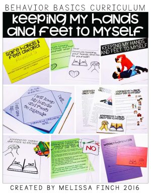 Keeping My Hands and Feet to Myself- Behavior Basics Program