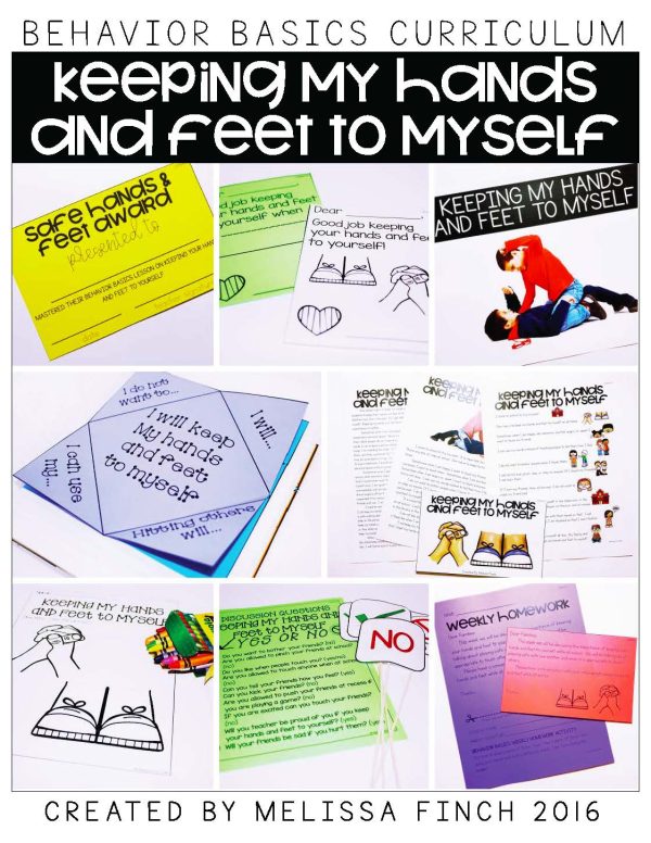 Keeping My Hands and Feet to Myself- Behavior Basics Program