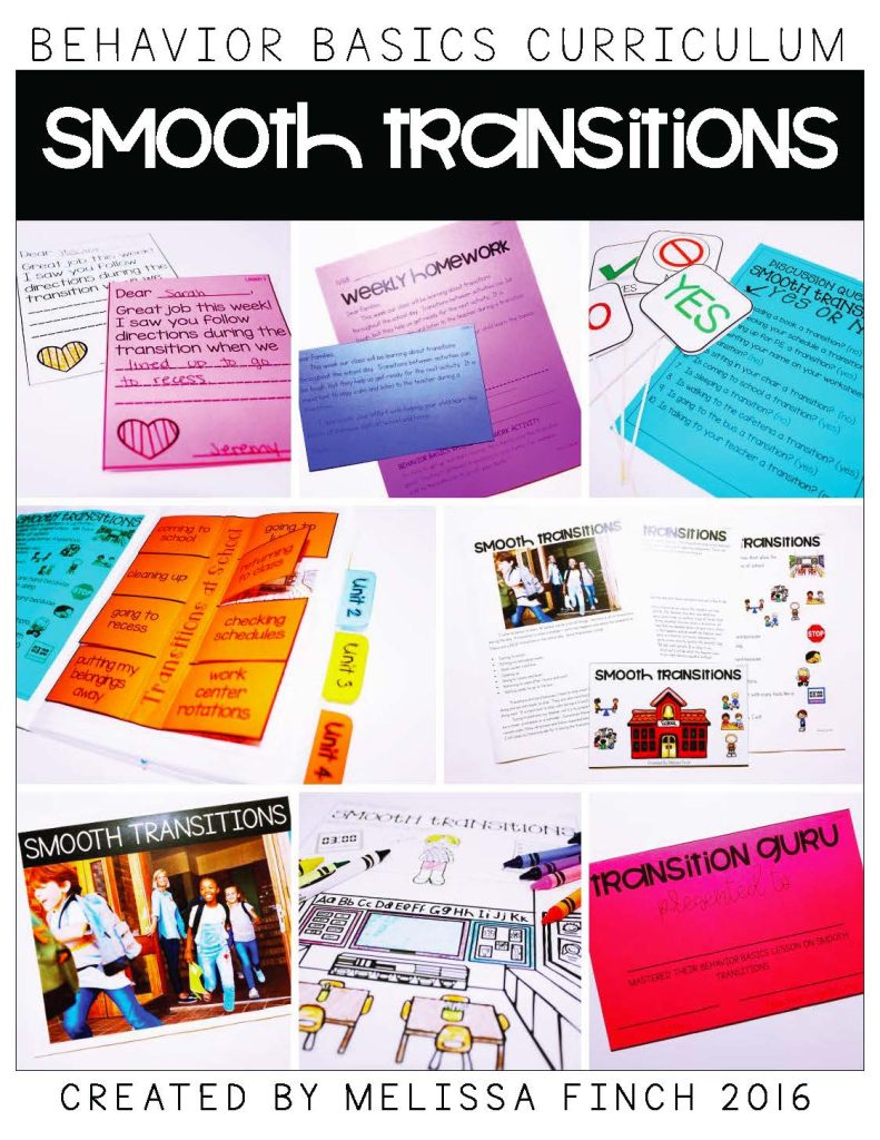 Smooth Transitions- Behavior Basics Program for Special Education ...