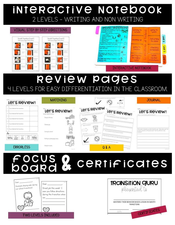 Smooth Transitions- Behavior Basics Program for Special Education - Image 5