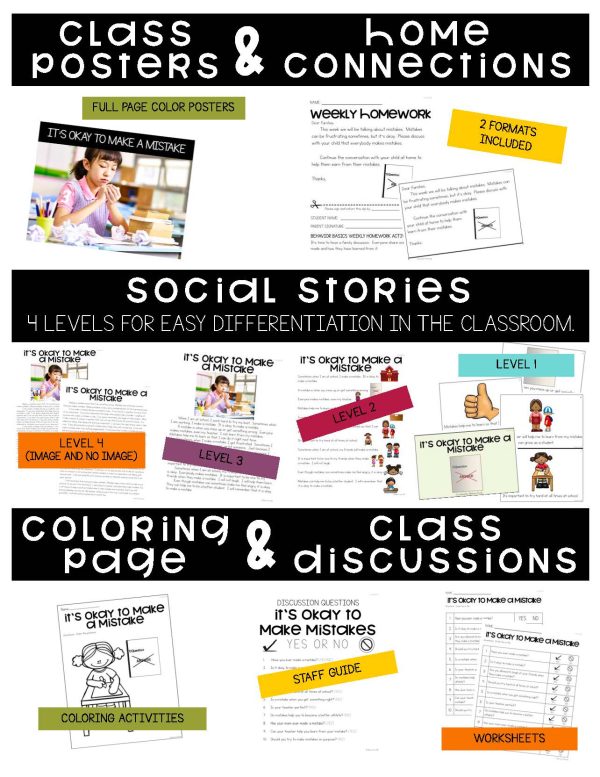 It's Okay To Make a Mistake- Behavior Basics Program for Special Education - Image 5