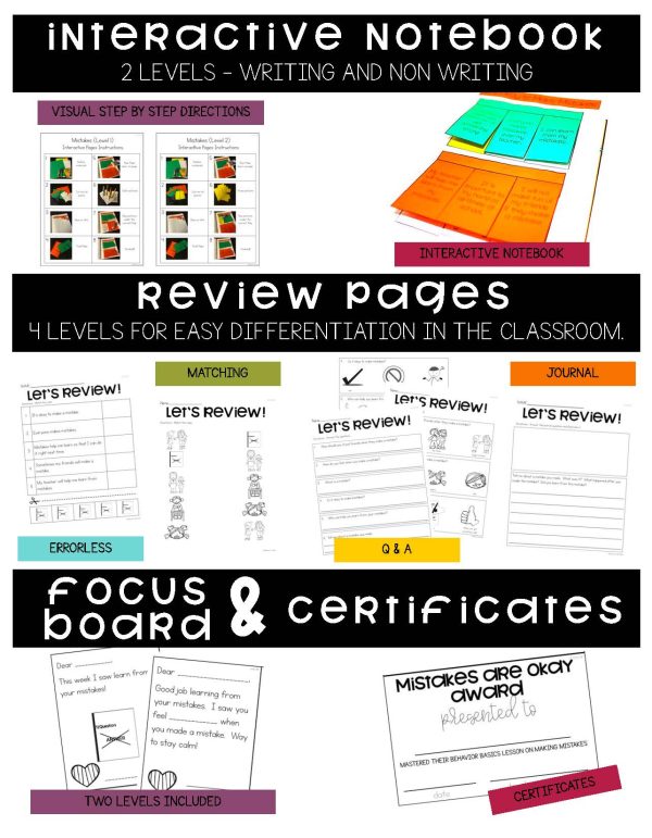 It's Okay To Make a Mistake- Behavior Basics Program for Special Education - Image 4