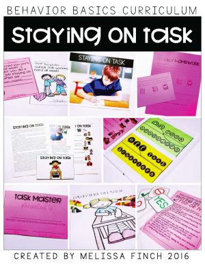 Staying on Task- Behavior Basics Program for Special Education