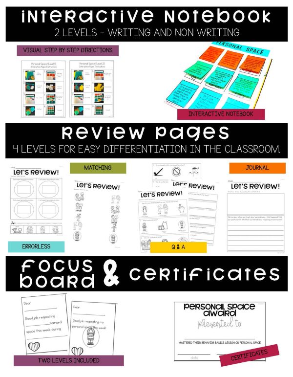 Personal Space- Behavior Basics Program for Special Education - Image 5