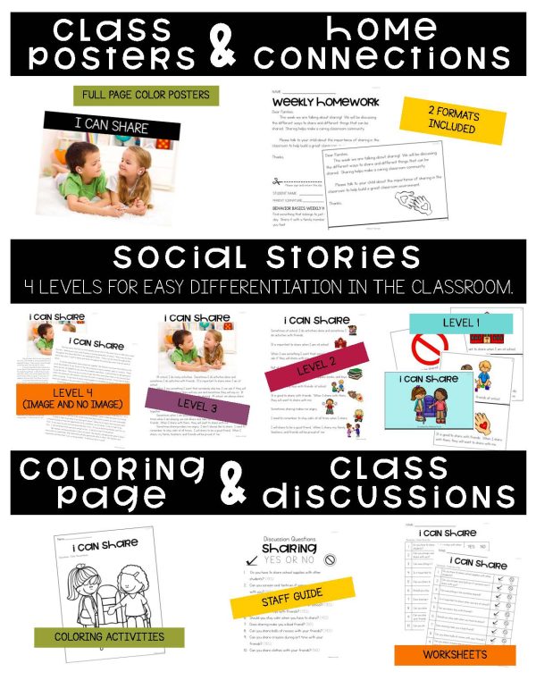 I Can Share- Behavior Basics Program for Special Education - Image 6