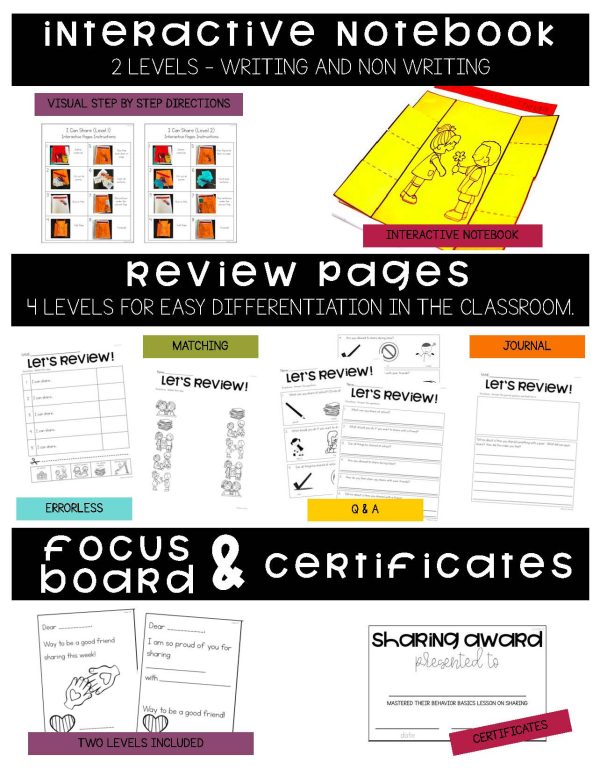 I Can Share- Behavior Basics Program for Special Education - Image 5