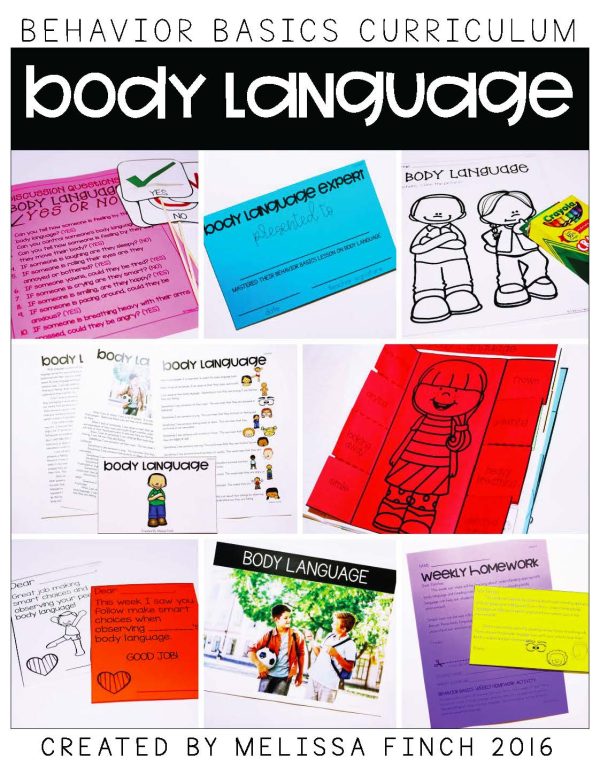 Body Language- Behavior Basics Program for Special Education