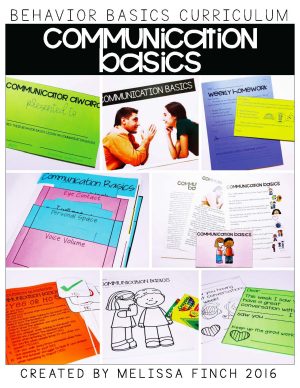 Communication Basics- Behavior Basics Program for Special Education
