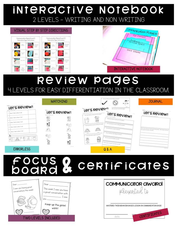 Communication Basics- Behavior Basics Program for Special Education - Image 4