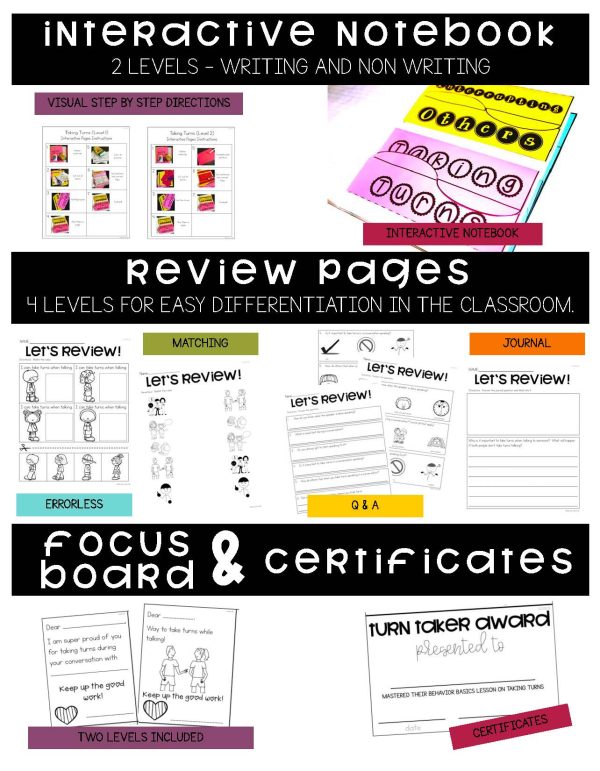 Taking Turns- Behavior Basics Program for Special Education - Image 5