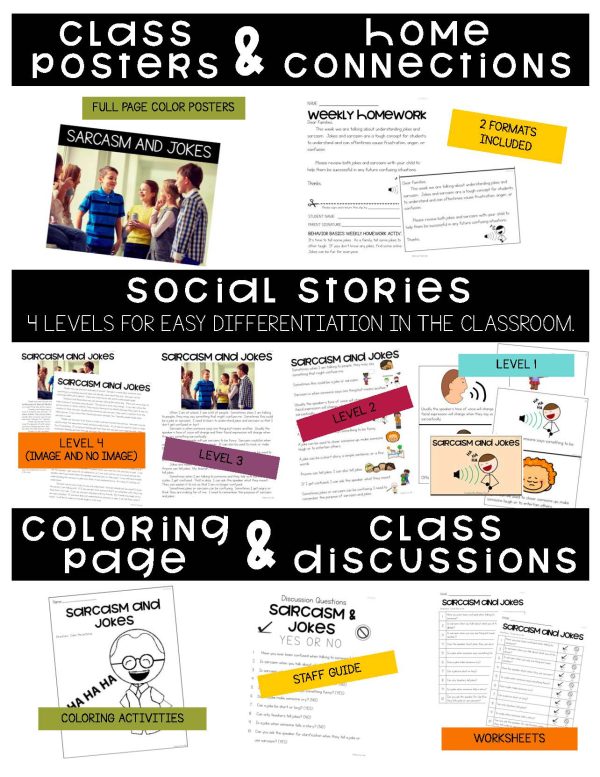 Sarcasm and Jokes- Behavior Basics Program for Special Education - Image 6