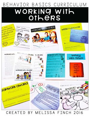 Working With Others- Behavior Basics Program for Special Education