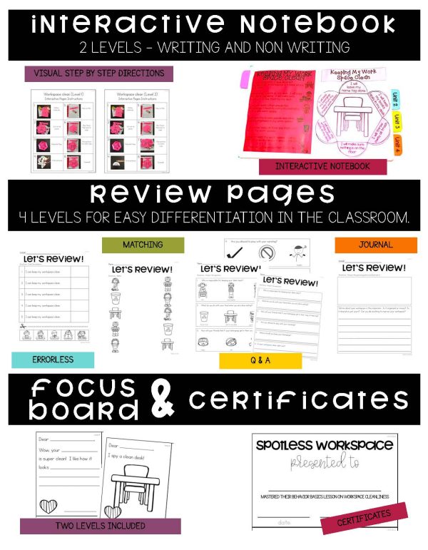 Keeping My Workspace Clean- Behavior Basics Program for Special Education - Image 5