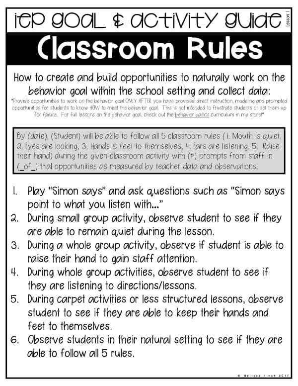 Raising My Hand- Behavior Basics Data - Image 7