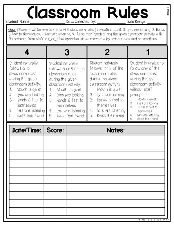 Raising My Hand- Behavior Basics Data - Image 11