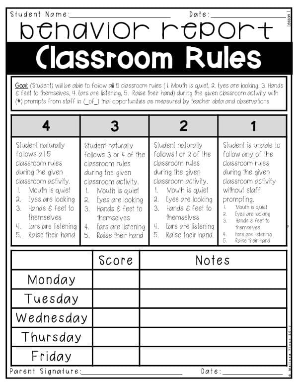 Raising My Hand- Behavior Basics Data - Image 13